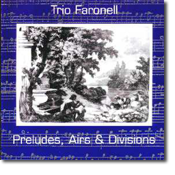 Preludes, Airs and Divisions - CD Cover